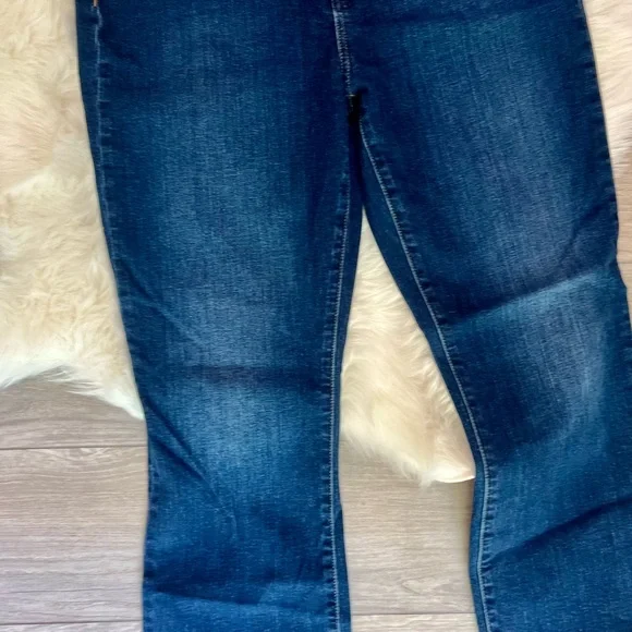 GAP |  Kick Fit High Rise Blue Jeans Straight Leg Long (32/14L) - Picture 5 of 6